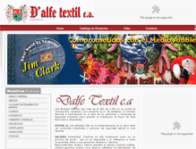 Tablet Screenshot of dalfetextil.com
